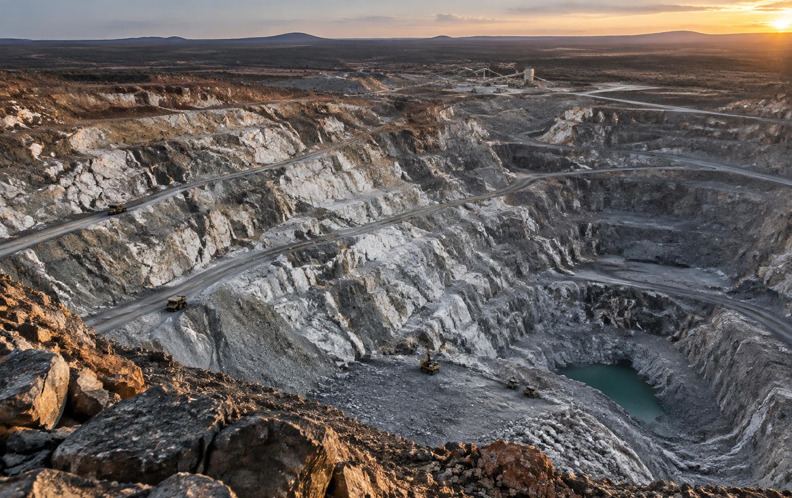 Illustrative mine imagery, not a photo of Greenbushes